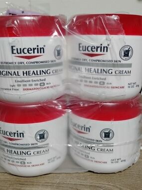 Eucerin Original Healing Cream - White Jar with Red Cap